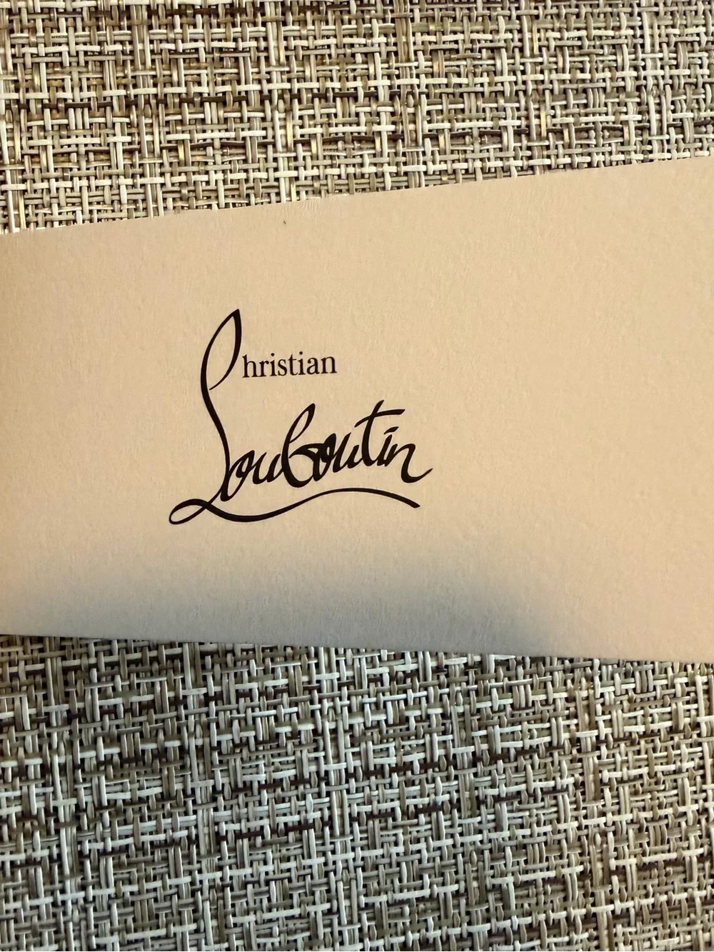 NWT Authentic Christian Louboutin Paloma Black Red Leather Wallet
